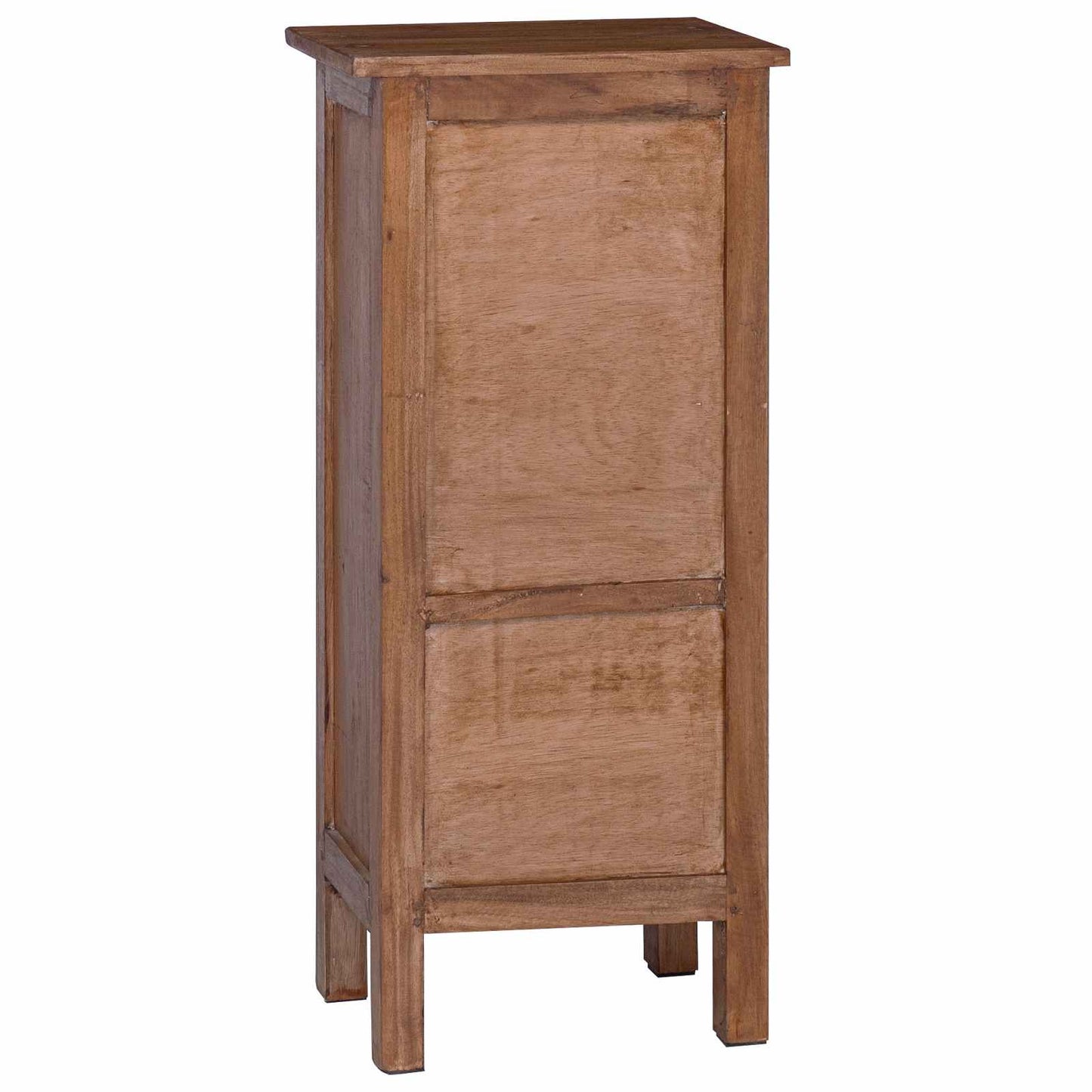 Plant Stand with Drawer Brown 36 x 25 x 80 cm Mahogany Wood