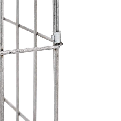 Gabion Faucet Silver 26 x 25 x 50 cm Stainless Steel