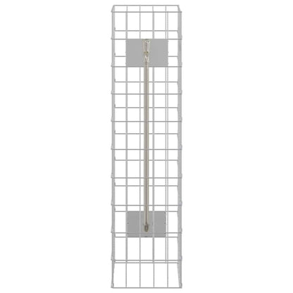 Gabion Faucet Silver 25 x 25 x 100 cm Stainless Steel