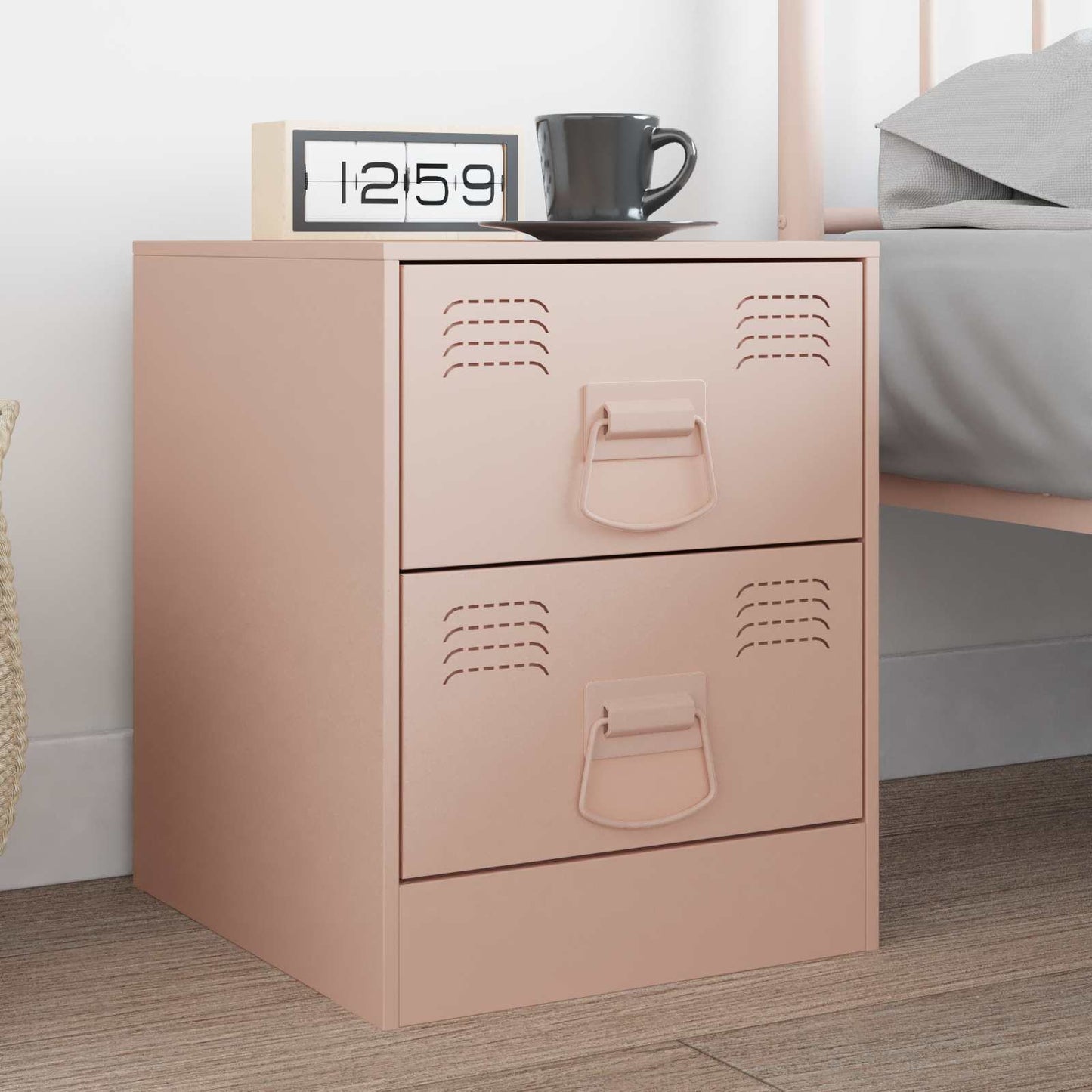 Cabinet Handles Pink 85 x 45 mm Metal