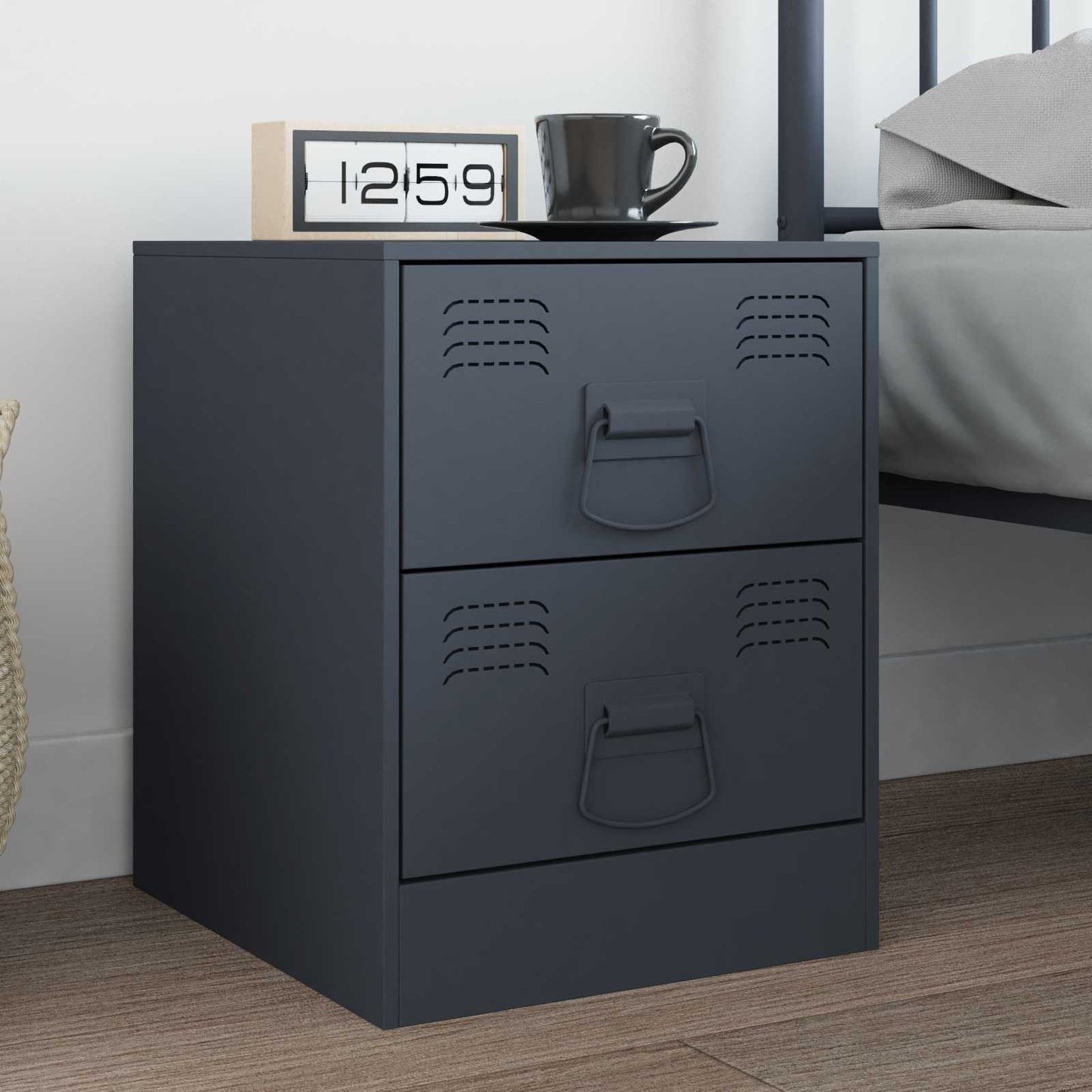 Cabinet Handles Anthracite 85 x 45 mm Metal