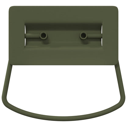 Cabinet Handles 12 pcs Olive Green 85 x 45 mm Metal
