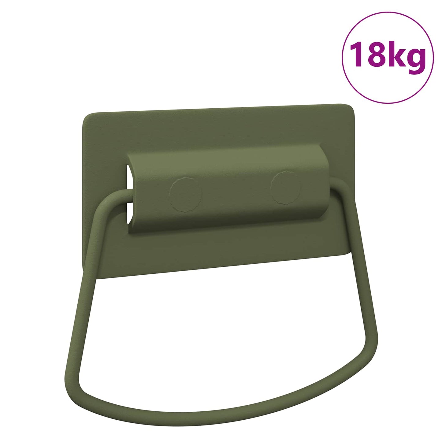 Cabinet Handles Olive Green 85 x 45 mm Metal