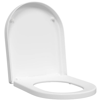 Toilet Seat Adjustable White 48 x 36.5 x 4.5 cm Polypropylene