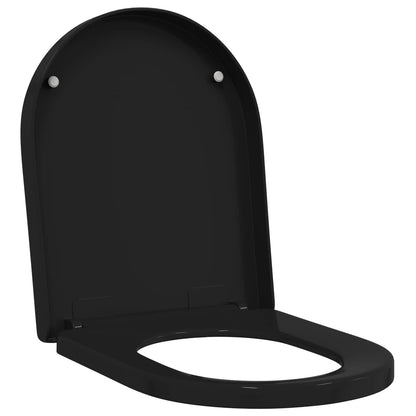 Toilet Seat Adjustable Black 48 x 36.5 x 4.5 cm Polypropylene
