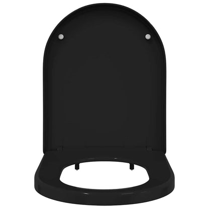 Toilet Seat Adjustable Black 48 x 36.5 x 4.5 cm Polypropylene