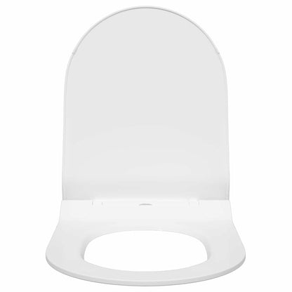 Toilet Seat Adjustable White 50 x 36.5 x 5 cm Polypropylene