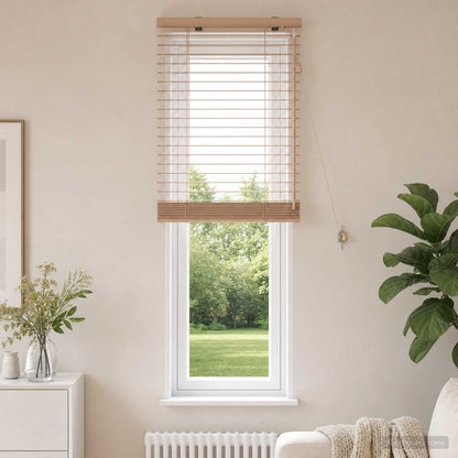 Venetian Blind Oak Look 60 x 130 cm 35 mm Solid Paulownia Wood