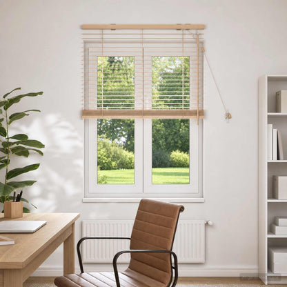 Venetian Blind Oak Look 85 x 130 cm 35 mm Solid Paulownia Wood