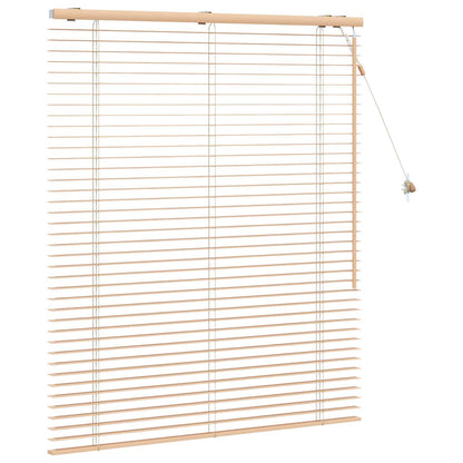 Venetian Blind Oak Look 115 x 130 cm 35 mm Solid Paulownia Wood
