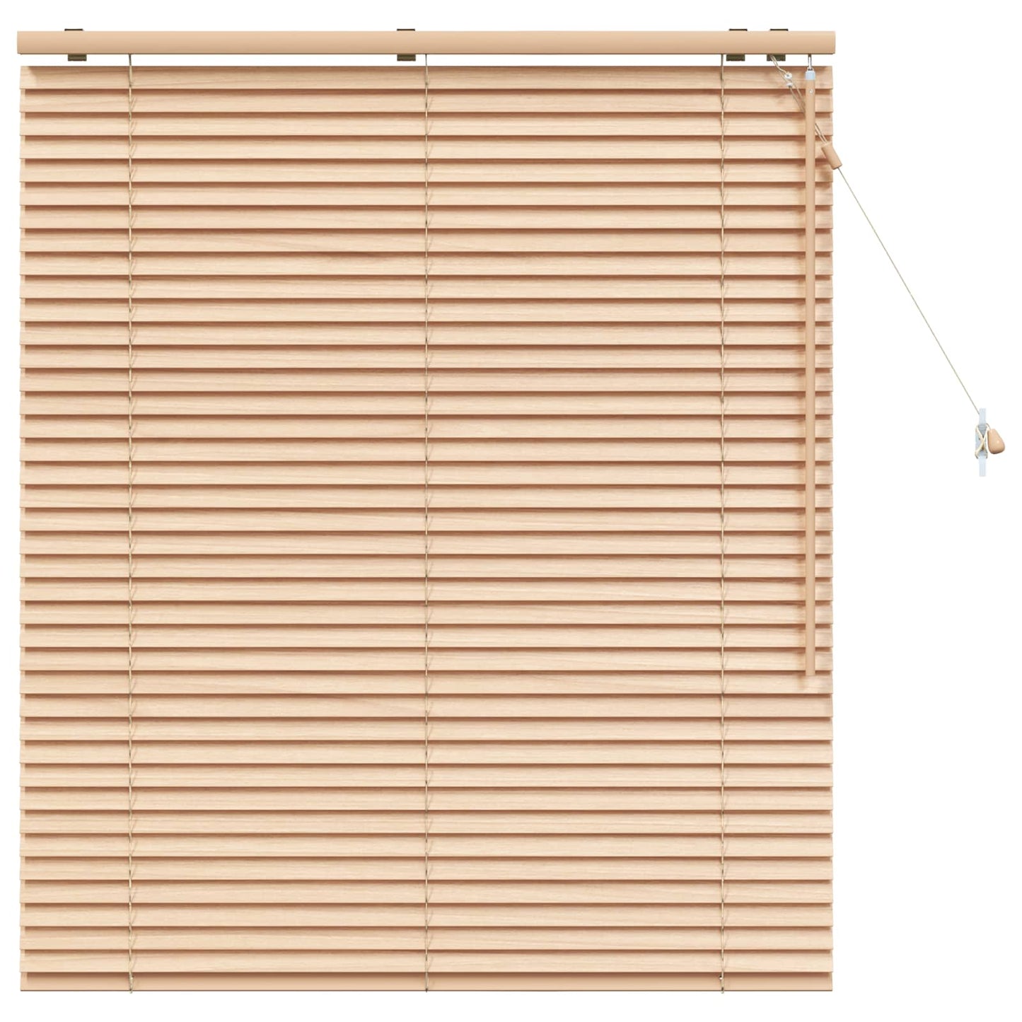 Venetian Blind Oak Look 115 x 130 cm 35 mm Solid Paulownia Wood
