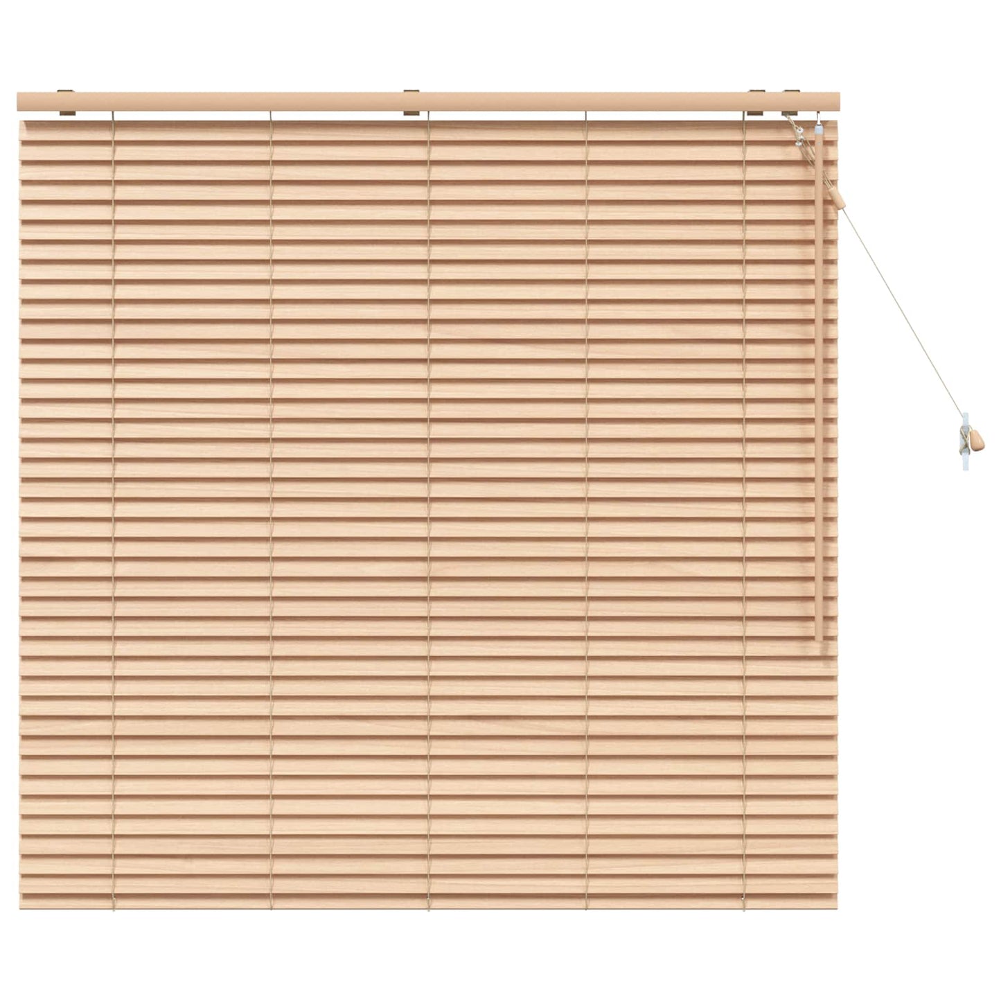 Venetian Blind Oak Look 125 x 130 cm 35 mm Solid Paulownia Wood