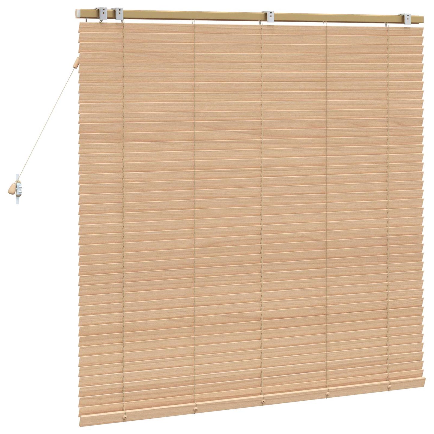 Venetian Blind Oak Look 130 x 130 cm 35 mm Solid Paulownia Wood