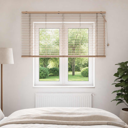 Venetian Blind Oak Look 150 x 130 cm 35 mm Solid Paulownia Wood