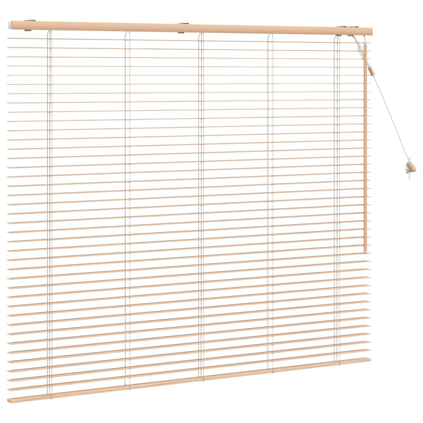 Venetian Blind Oak Look 145 x 130 cm 35 mm Solid Paulownia Wood