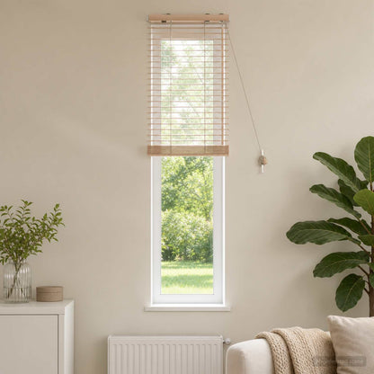 Venetian Blind Oak Look 45 x 160 cm 35 mm Solid Paulownia Wood