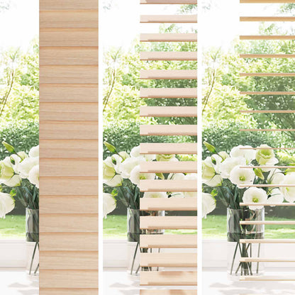 Venetian Blind Oak Look 110 x 160 cm 35 mm Solid Paulownia Wood