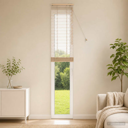 Venetian Blind Oak Look 50 x 250 cm 35 mm Solid Paulownia Wood