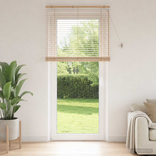 Venetian Blind Oak Look 100 x 250 cm 35 mm Solid Paulownia Wood