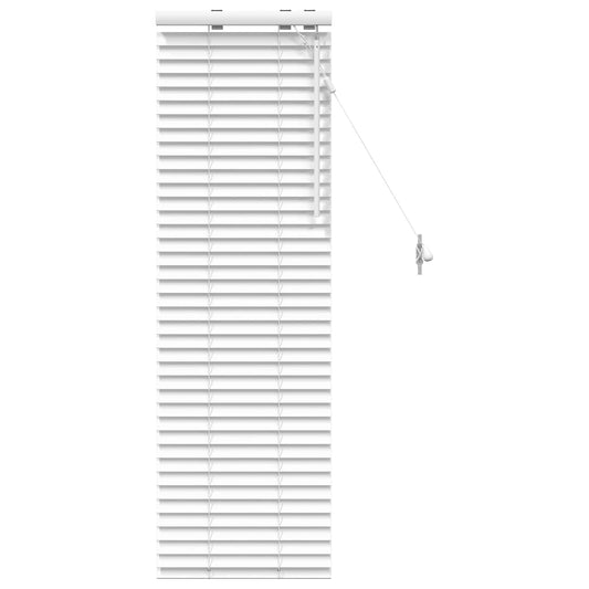 Venetian Blind White 40 x 130 cm 35 mm Solid Paulownia Wood