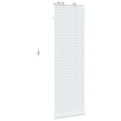 Venetian Blind White 45 x 130 cm 35 mm Solid Paulownia Wood