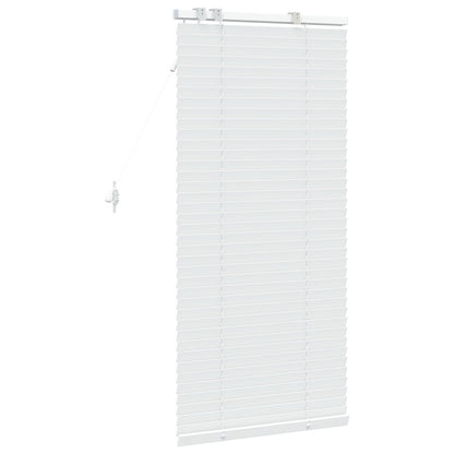 Venetian Blind White 65 x 130 cm 35 mm Solid Paulownia Wood