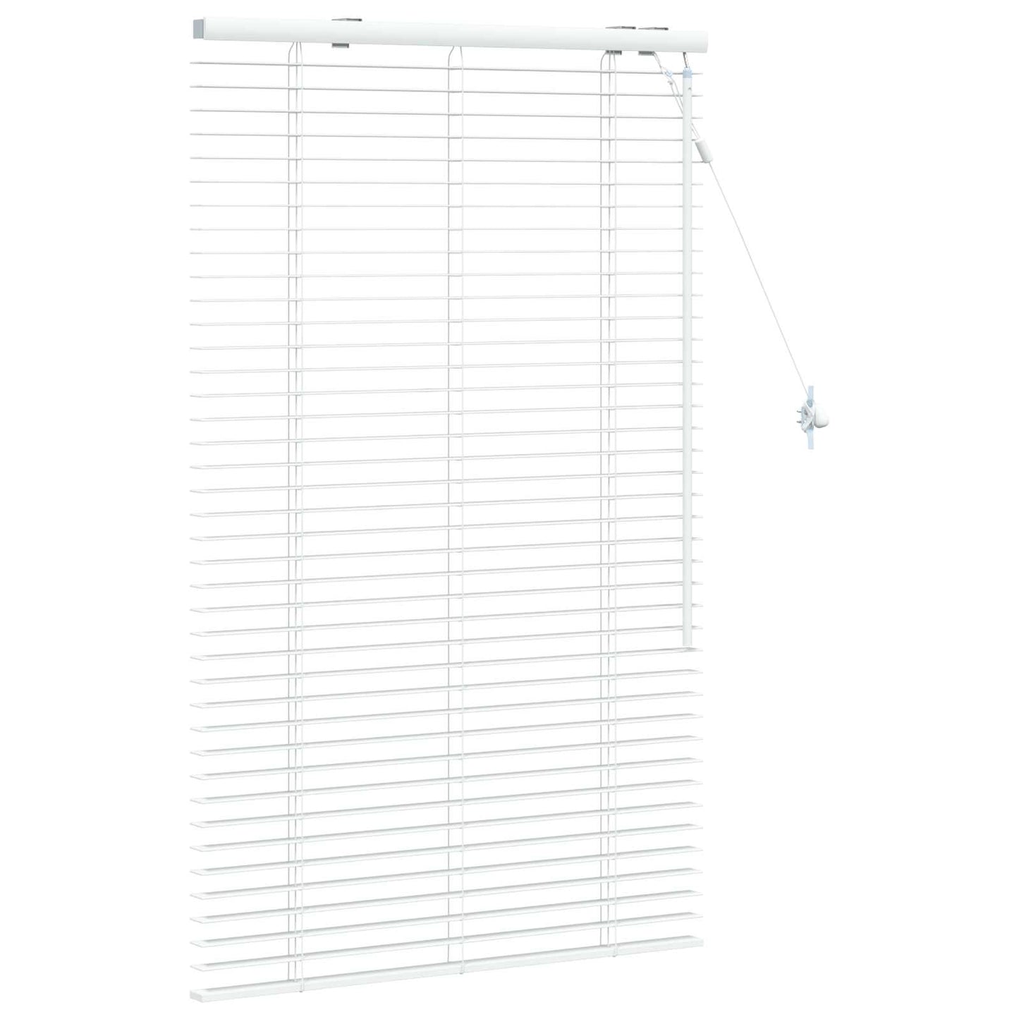 Venetian Blind White 70 x 130 cm 35 mm Solid Paulownia Wood