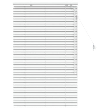 Venetian Blind White 70 x 130 cm 35 mm Solid Paulownia Wood