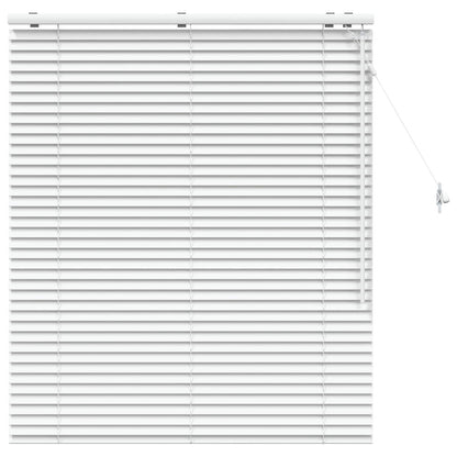 Venetian Blind White 120 x 130 cm 35 mm Solid Paulownia Wood