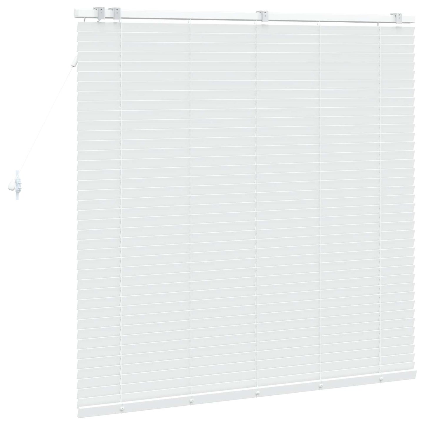 Venetian Blind White 140 x 130 cm 35 mm Solid Paulownia Wood