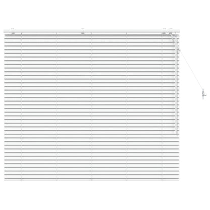 Venetian Blind White 155 x 130 cm 35 mm Solid Paulownia Wood