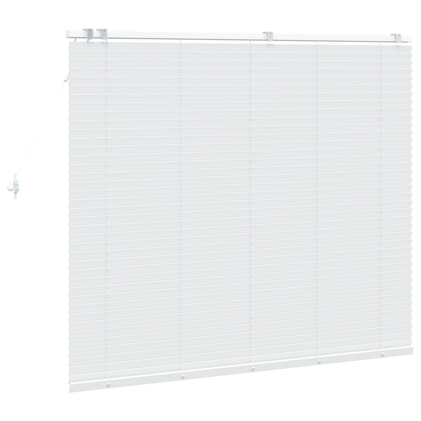 Venetian Blind White 160 x 130 cm 35 mm Solid Paulownia Wood