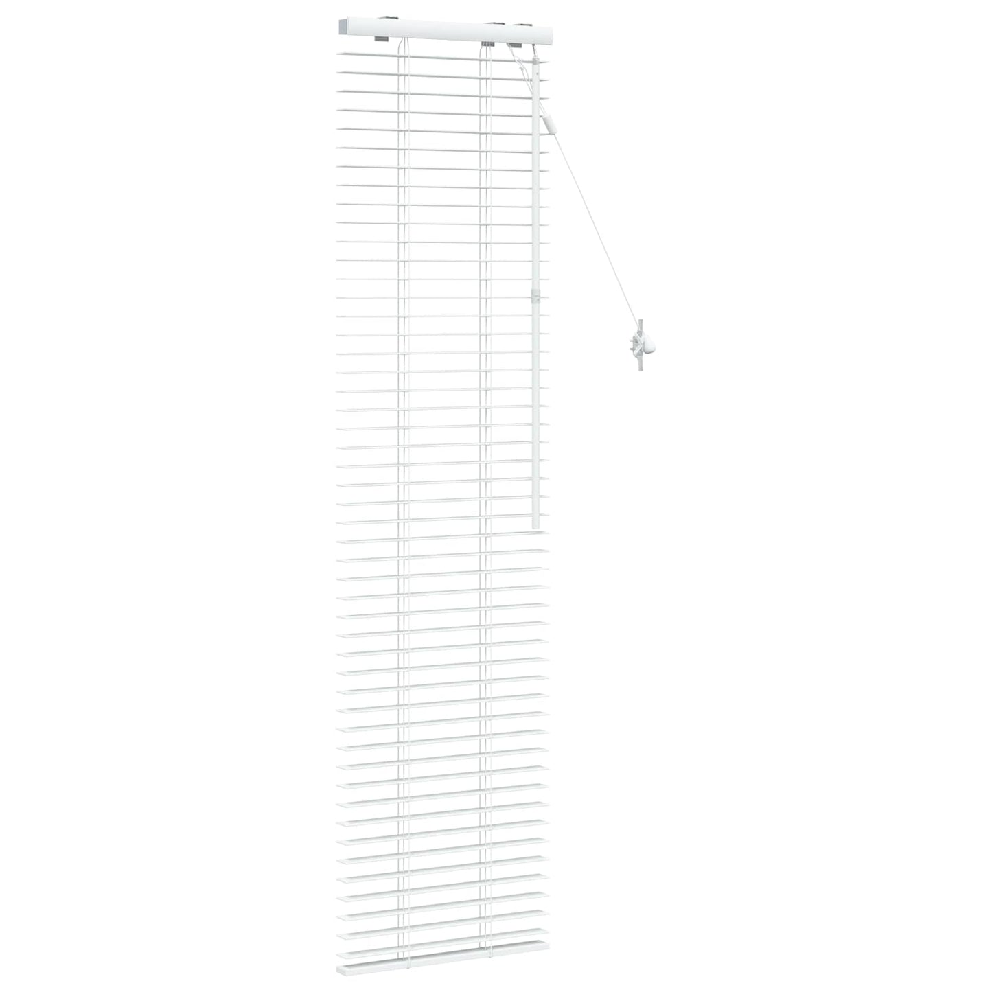 Venetian Blind White 50 x 160 cm 35 mm Solid Paulownia Wood
