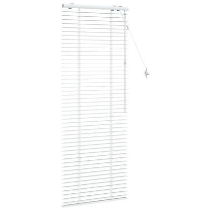 Venetian Blind White 55 x 160 cm 35 mm Solid Paulownia Wood