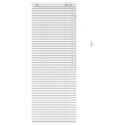 Venetian Blind White 55 x 160 cm 35 mm Solid Paulownia Wood