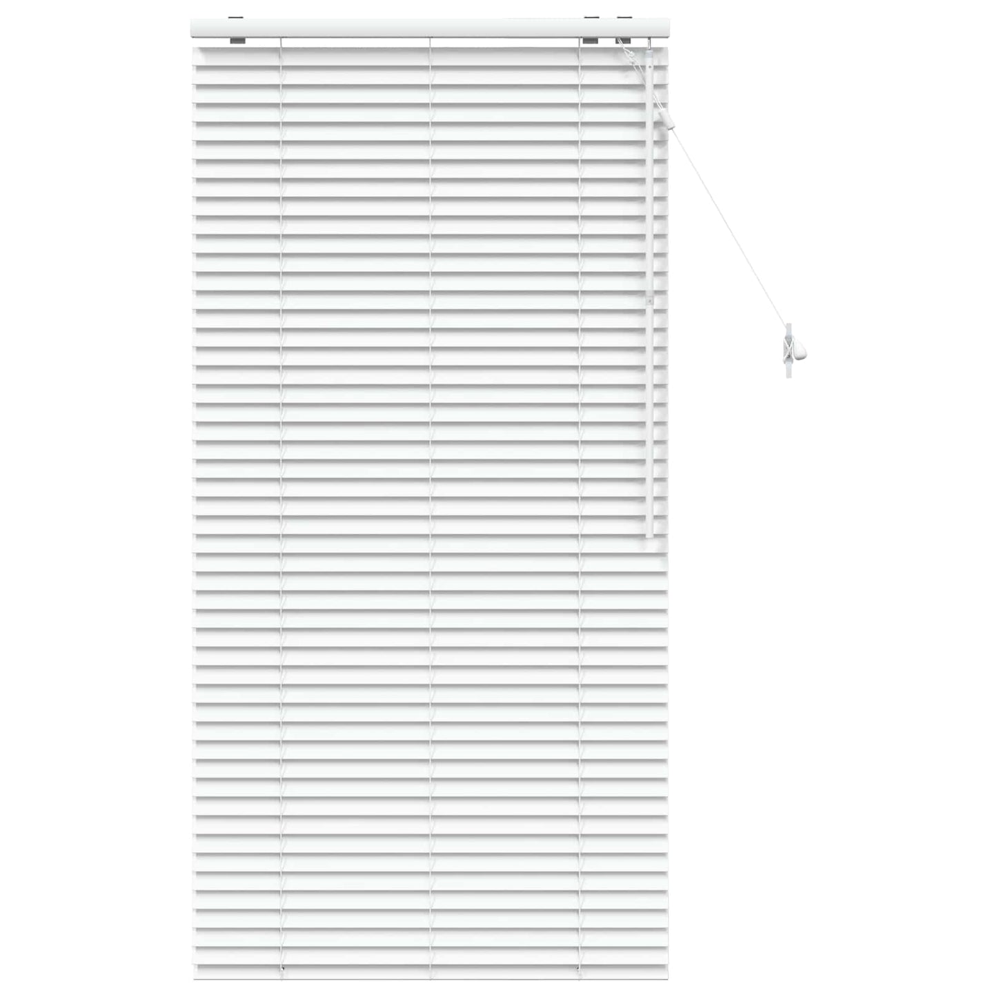 Venetian Blind White 70 x 160 cm 35 mm Solid Paulownia Wood