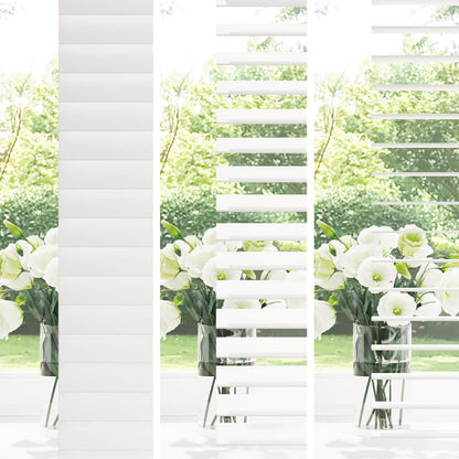 Venetian Blind White 80 x 160 cm 35 mm Solid Paulownia Wood