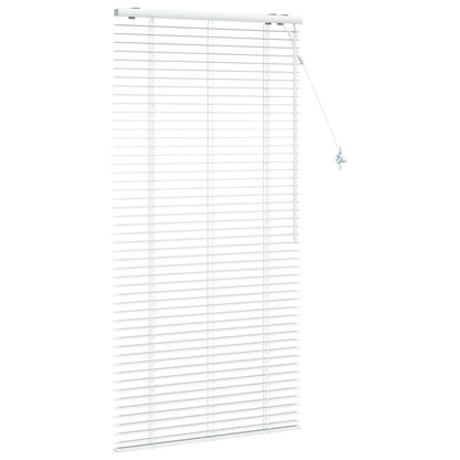 Venetian Blind White 80 x 160 cm 35 mm Solid Paulownia Wood