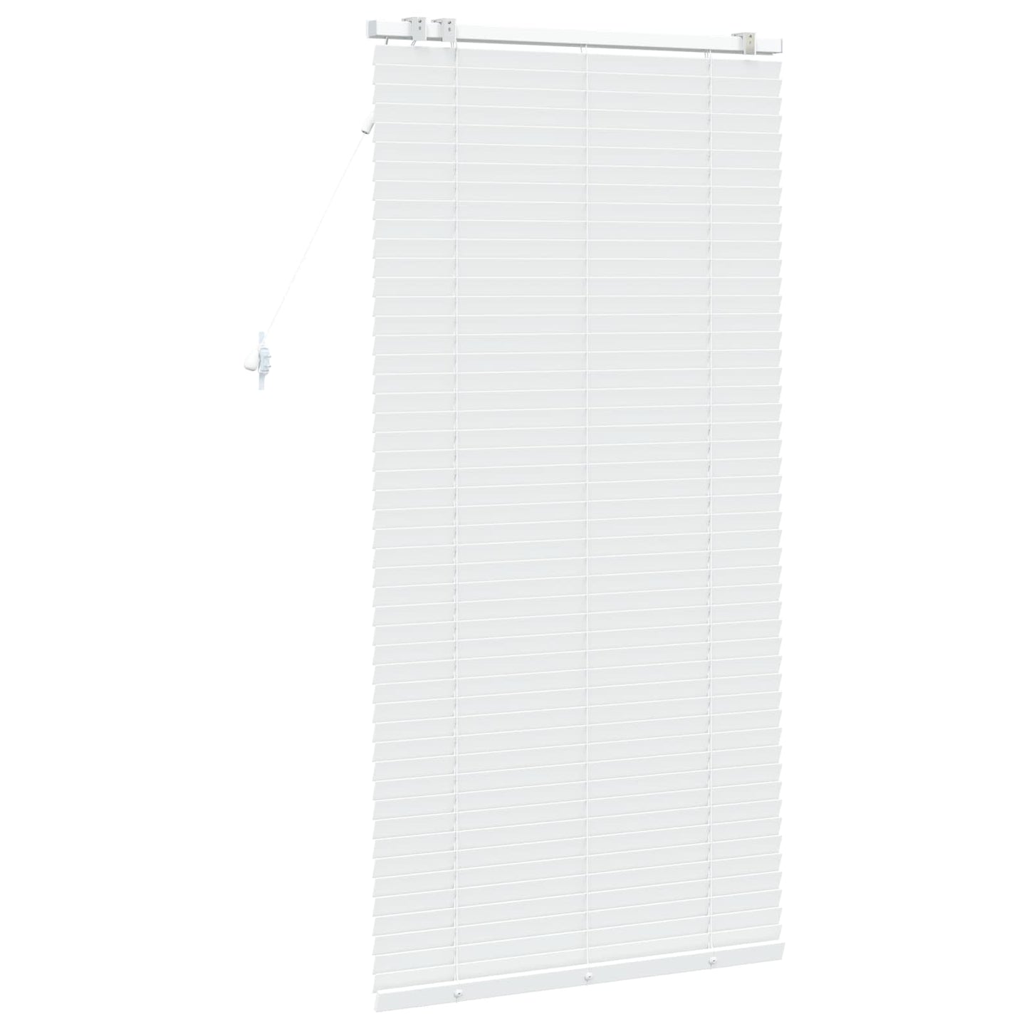 Venetian Blind White 80 x 160 cm 35 mm Solid Paulownia Wood