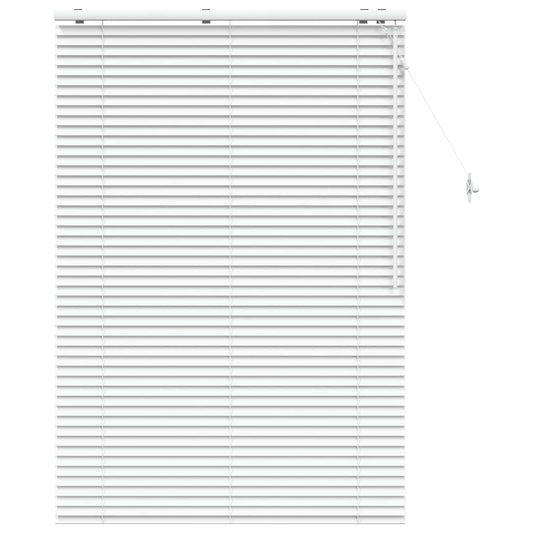 Venetian Blind White 100 x 160 cm 35 mm Solid Paulownia Wood