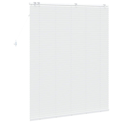 Venetian Blind White 130 x 160 cm 35 mm Solid Paulownia Wood