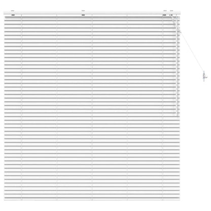 Venetian Blind White 145 x 160 cm 35 mm Solid Paulownia Wood