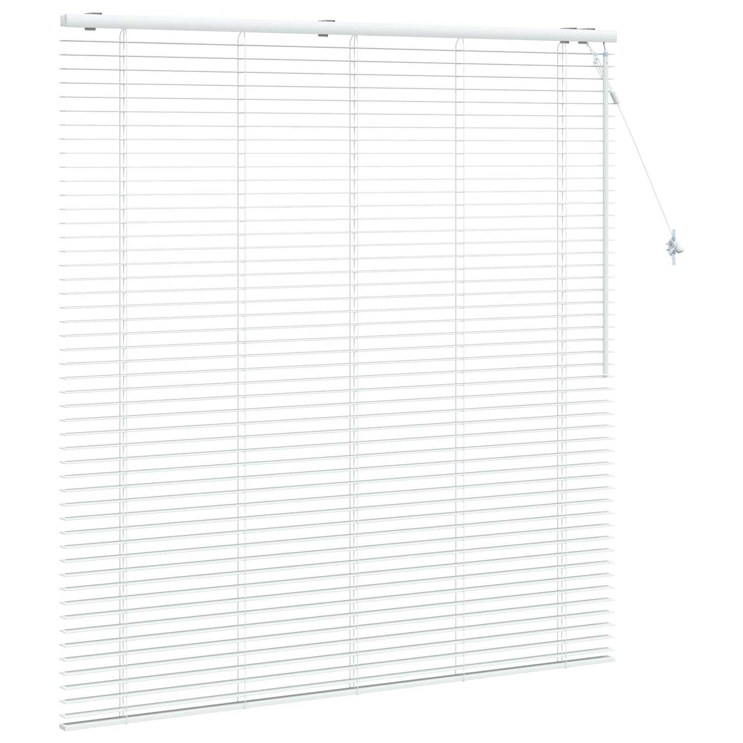 Venetian Blind White 150 x 160 cm 35 mm Solid Paulownia Wood