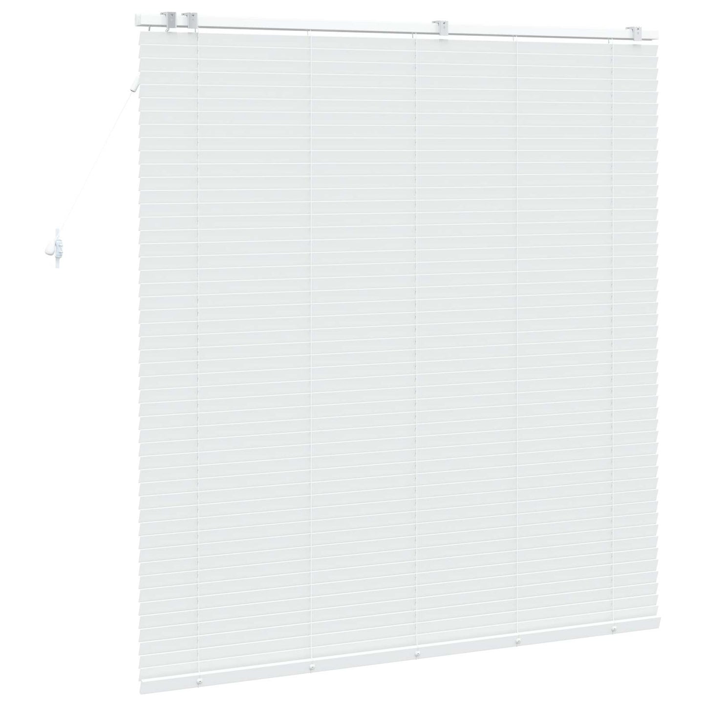 Venetian Blind White 150 x 160 cm 35 mm Solid Paulownia Wood