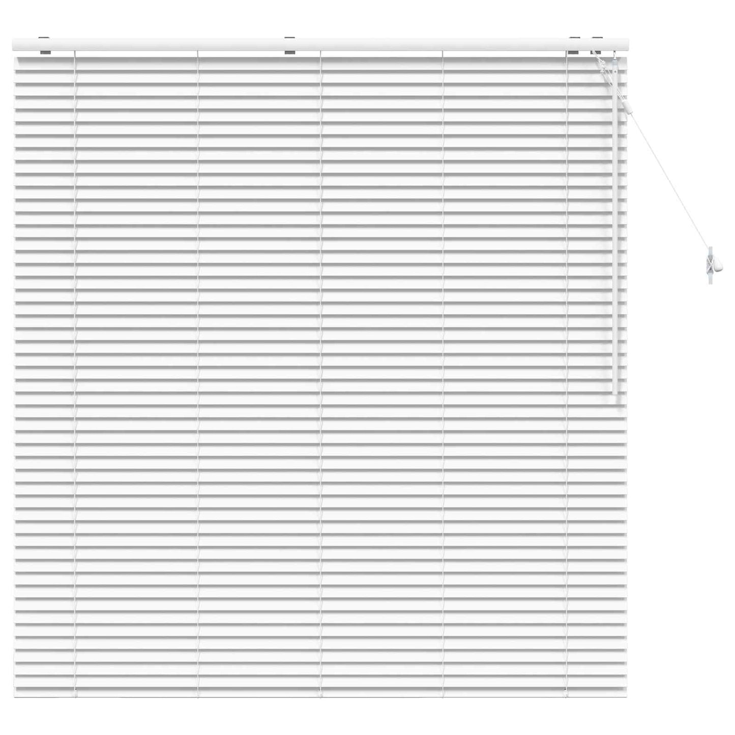 Venetian Blind White 155 x 160 cm 35 mm Solid Paulownia Wood