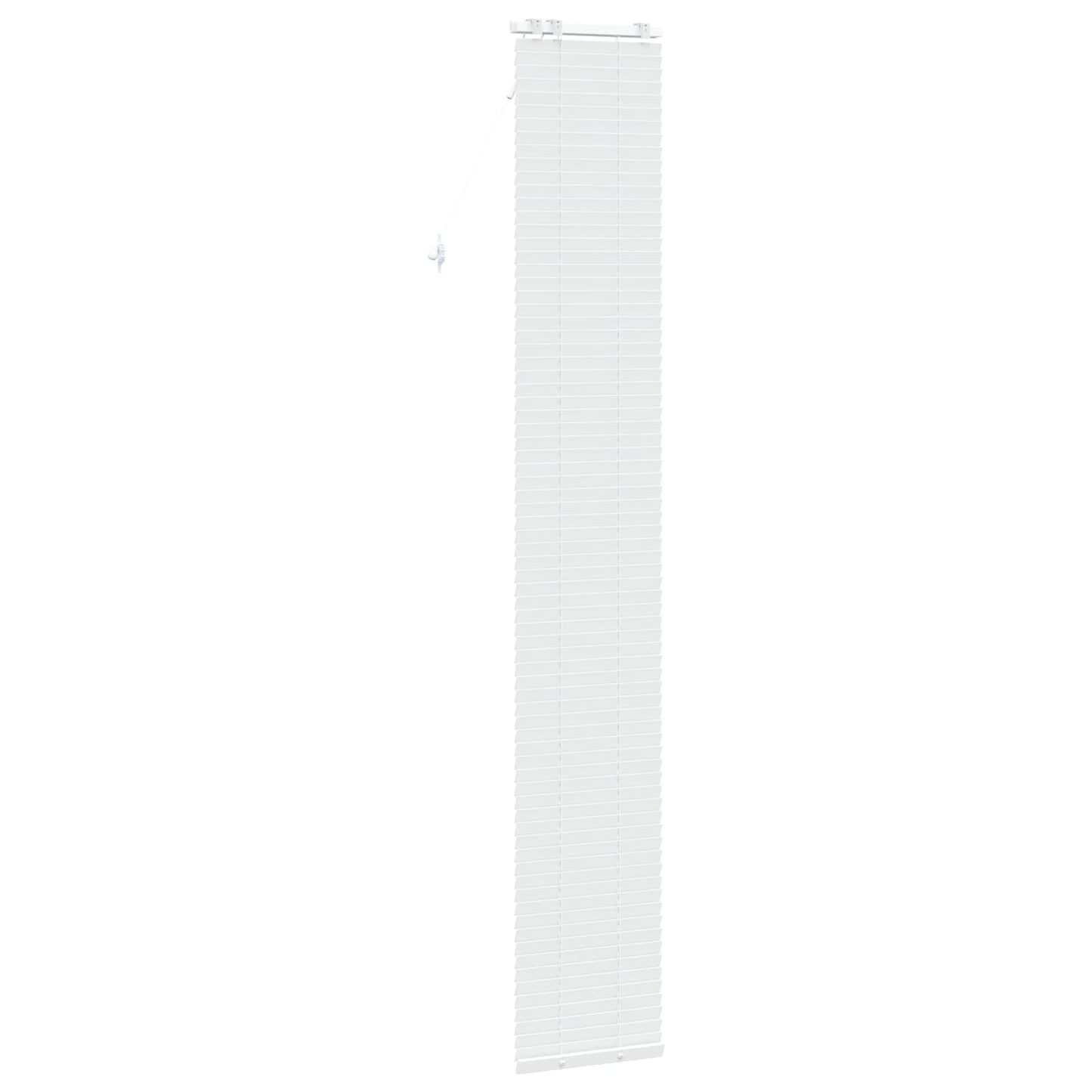 Venetian Blind White 45 x 250 cm 35 mm Solid Paulownia Wood