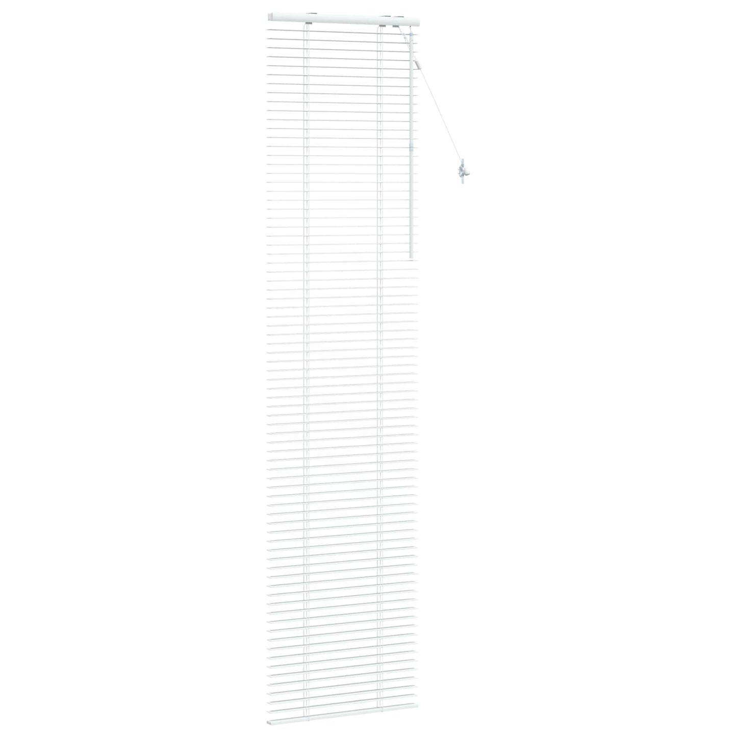 Venetian Blind White 55 x 250 cm 35 mm Solid Paulownia Wood
