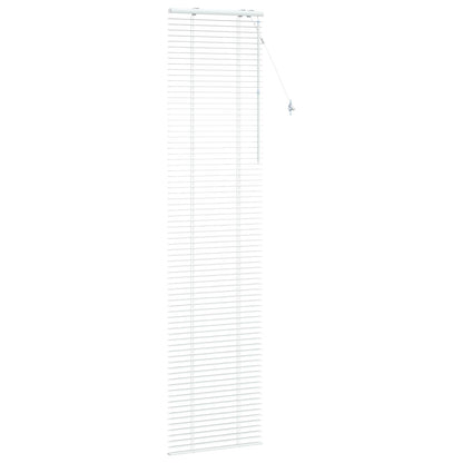 Venetian Blind White 60 x 250 cm 35 mm Solid Paulownia Wood