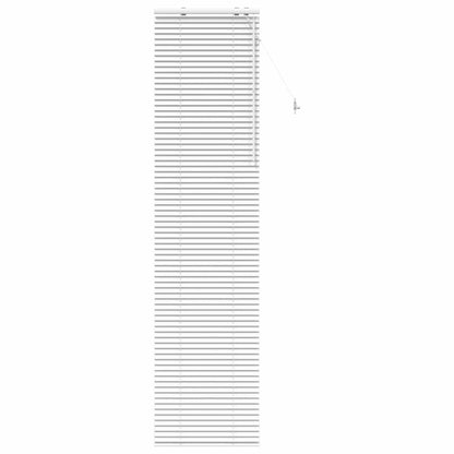 Venetian Blind White 60 x 250 cm 35 mm Solid Paulownia Wood