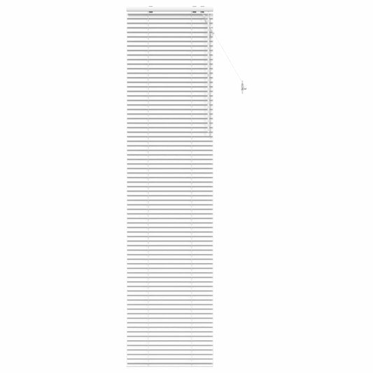Venetian Blind White 65 x 250 cm 35 mm Solid Paulownia Wood